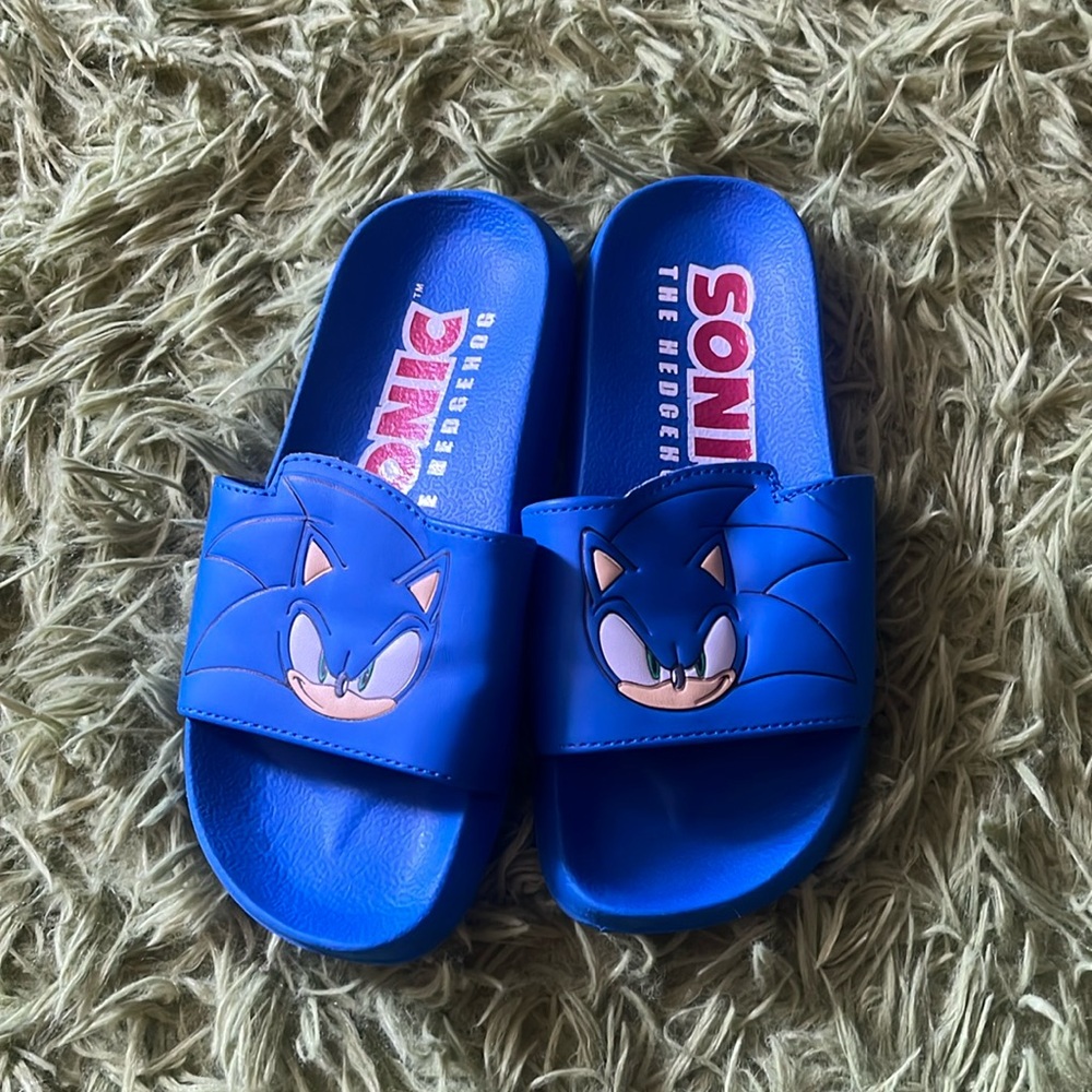 Kids Sonic Slide-on Sandals